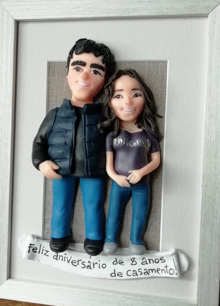 Custom Couple Portrait Selfie Dolls