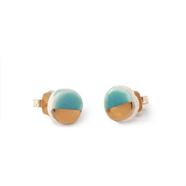 Ceramic Pebble Studs