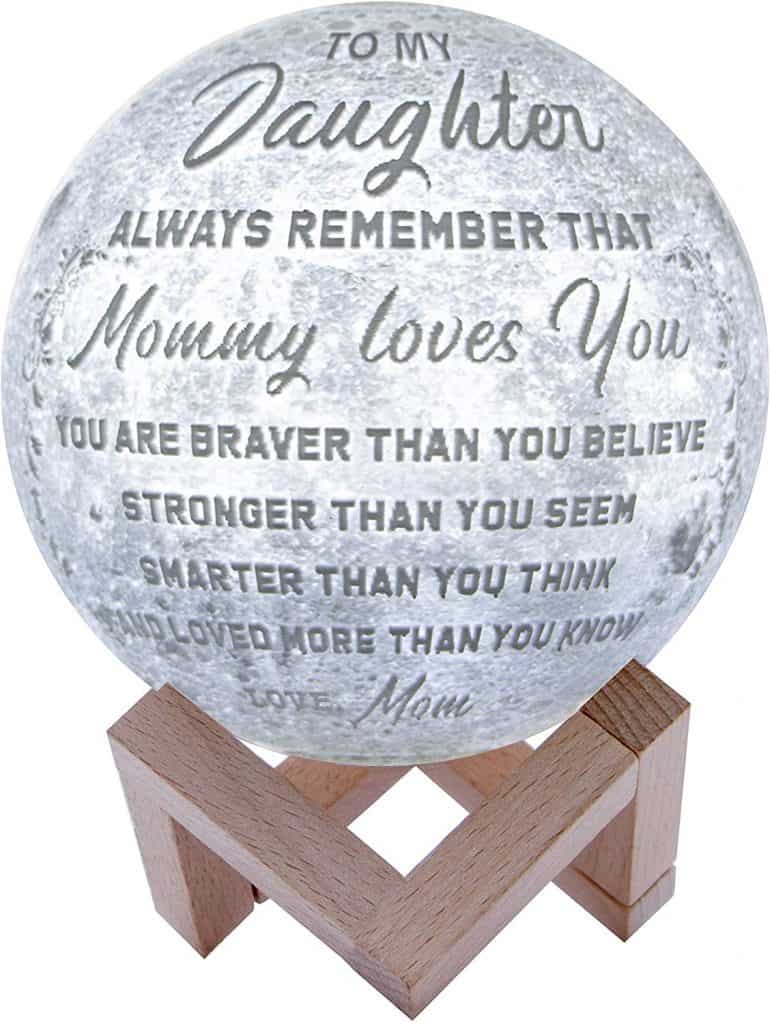 Engraved 3D Moon Lamp