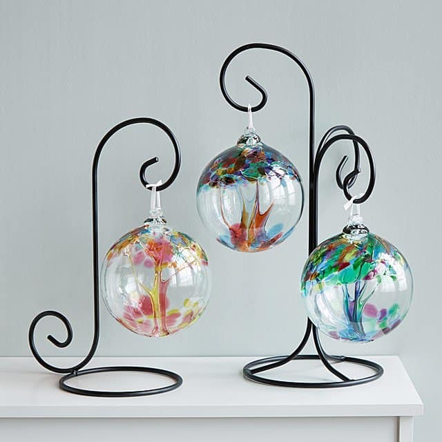 Glass Tree Globes – Relationships one of a perfect birthday gifts