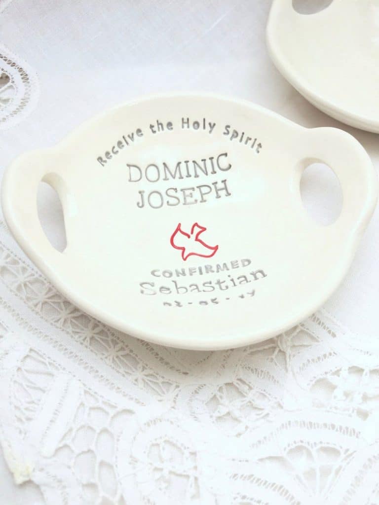 Personalized Confirmation Bowl