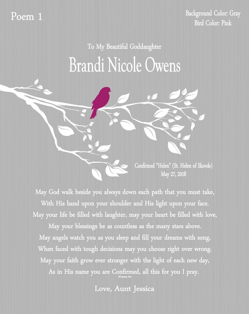 Personalized Confirmation Keepsake
