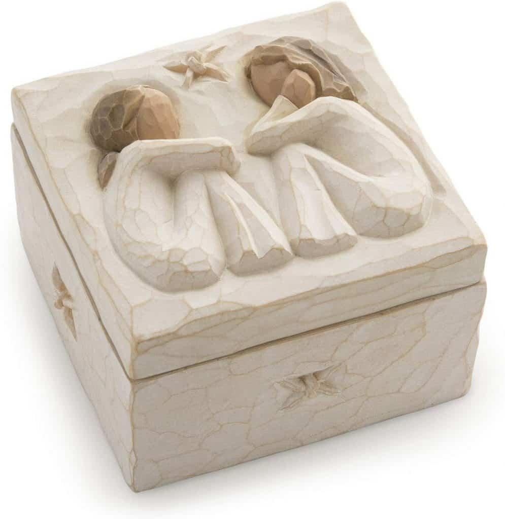 Sculpted Hand-Painted Keepsake Box