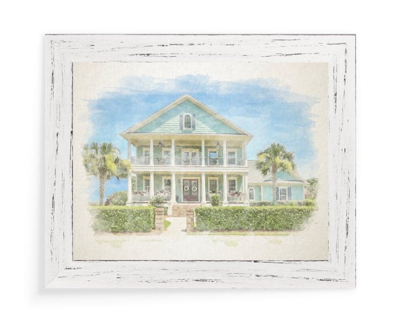House Portrait Watercolor